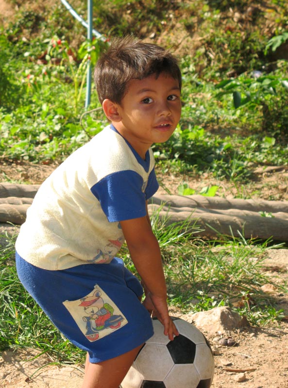 little boy in Thailand