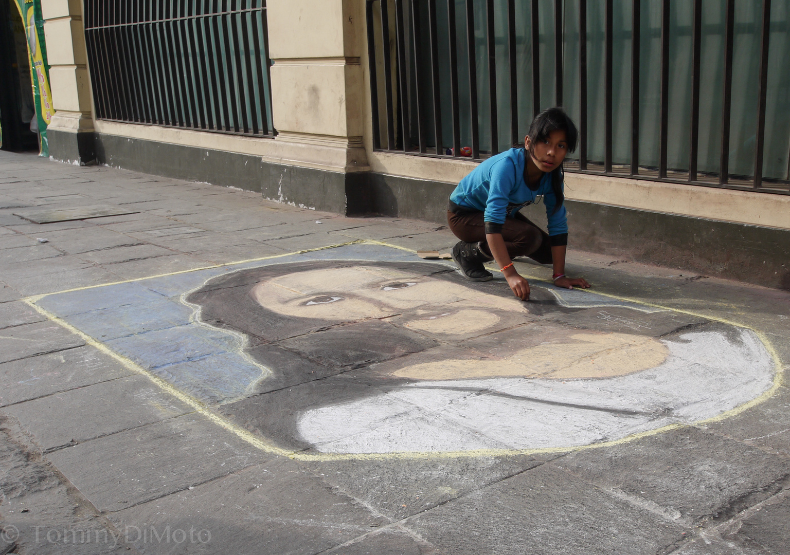 little chalk queen in Peru