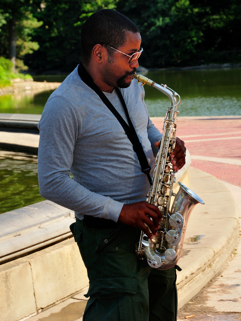 "Little Charlie Parker" im Central Park