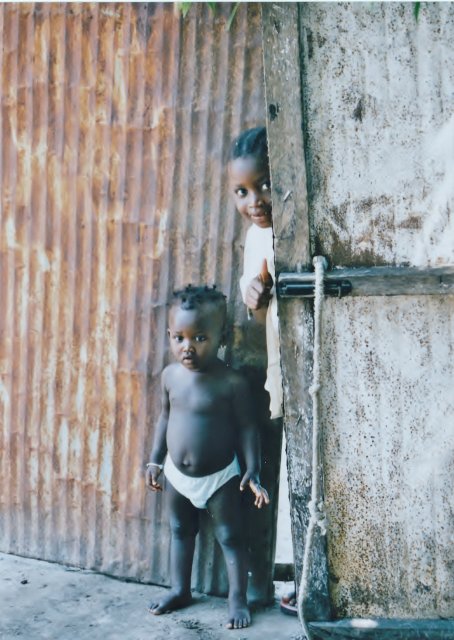 Little children in Gambia