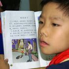 Little Chinese Boy at School in Beijing