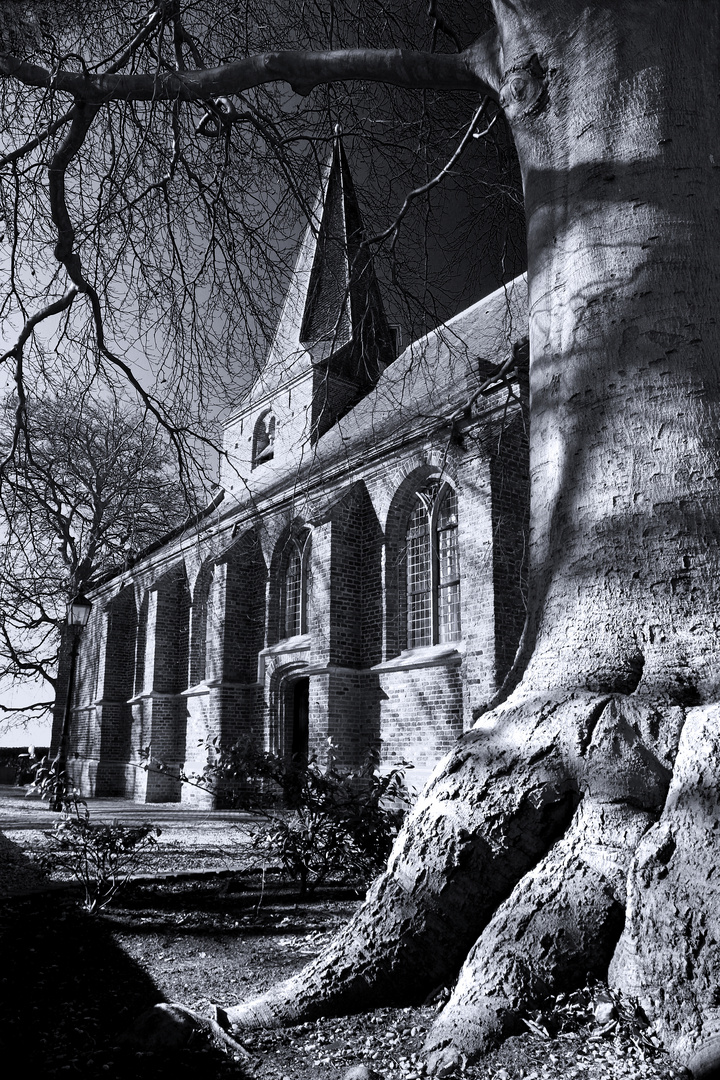 Little church in Bergharen near Wijchen (Netherlands)