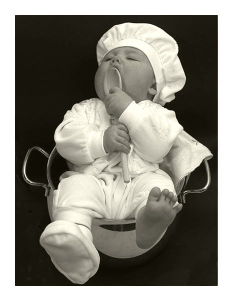 Little Cook in Pot von Dirk Frantzen