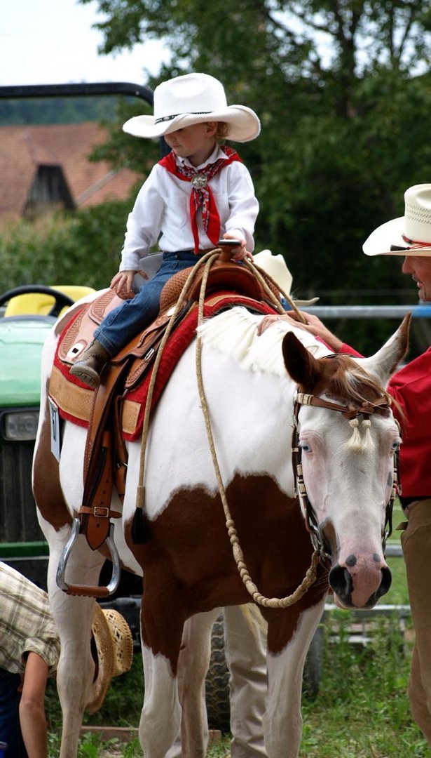 Little Cowboy, big Horse