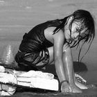 Little Girl at the Beach