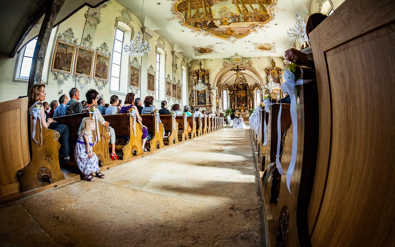 Little girl at wedding