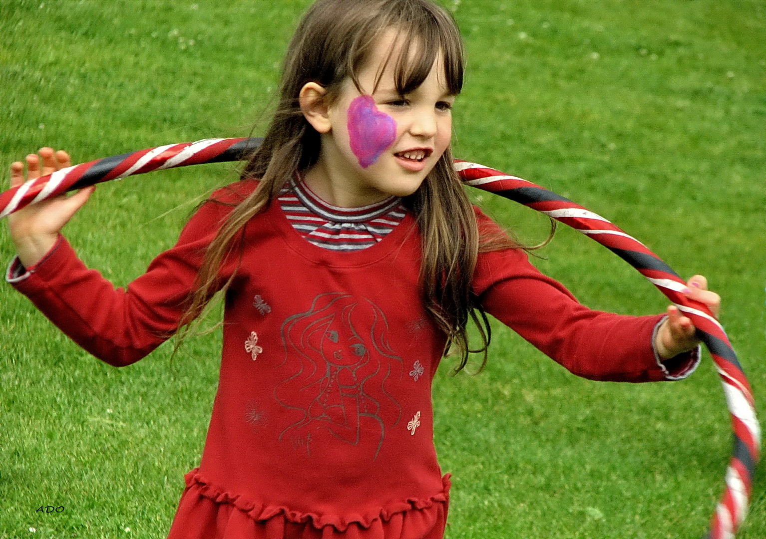 Little Girl - Big Hulahoop