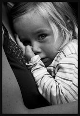 little girl crying