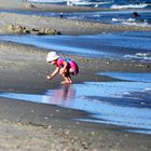 Little girl on the beach