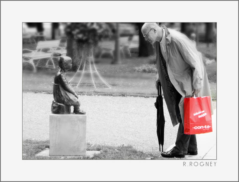 Little Girl with the Red Bag