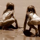 Little Girls on the beach