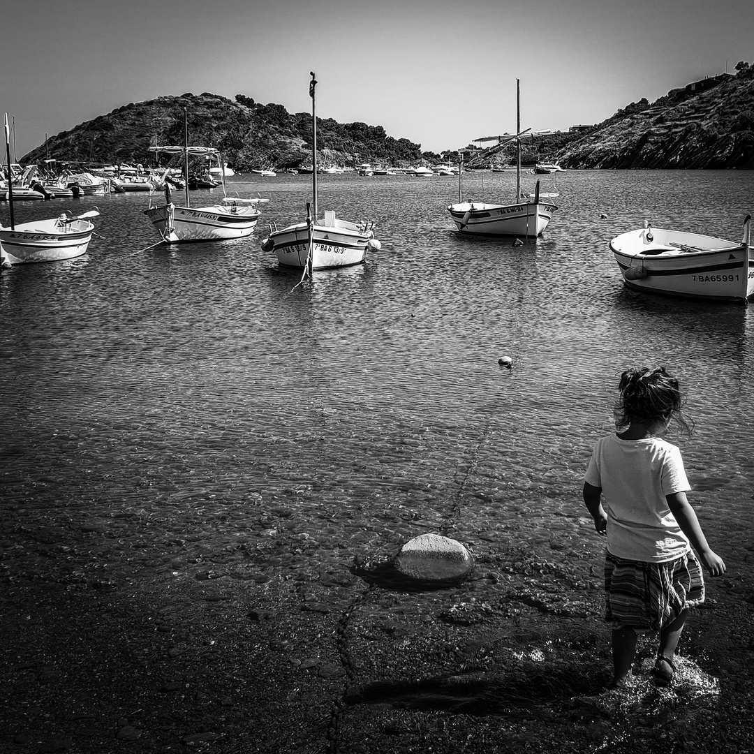 Little Louisa in Cadaques