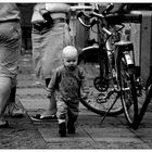 little man walking...