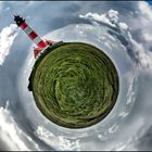 Little Planet mit Leuchtturm