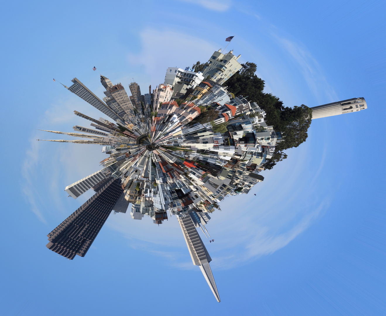 Little Planet, Panorama, San Francisco