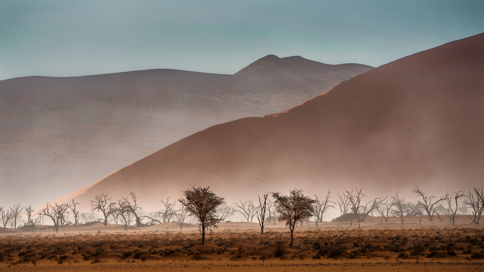 little sandstorm coming up