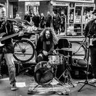 live music on king street, hammersmith, london, united kingdom