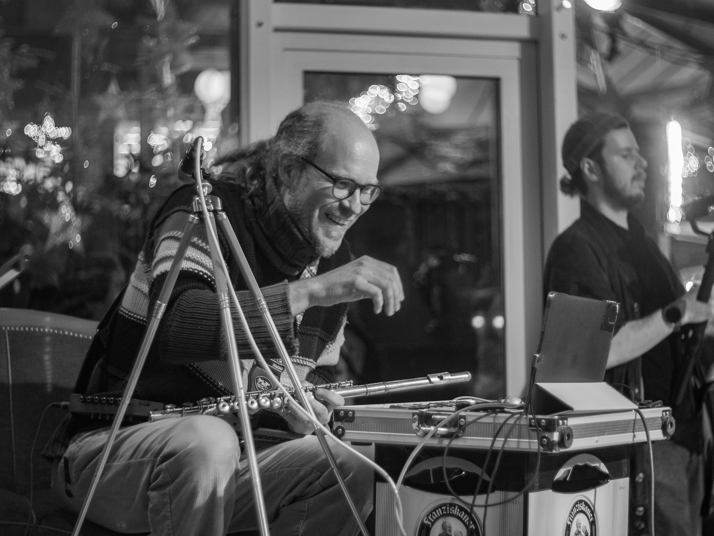 Live Musik von Anna Neuss und Martin Knott.