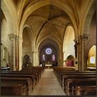 LIVERDUN, Église Saint-Pierre, Inneres Richtung Chor von WNW (axial)