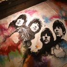 Liverpool Matthew Street Rubber Soul Cafe Beatles Cover Painting nachts