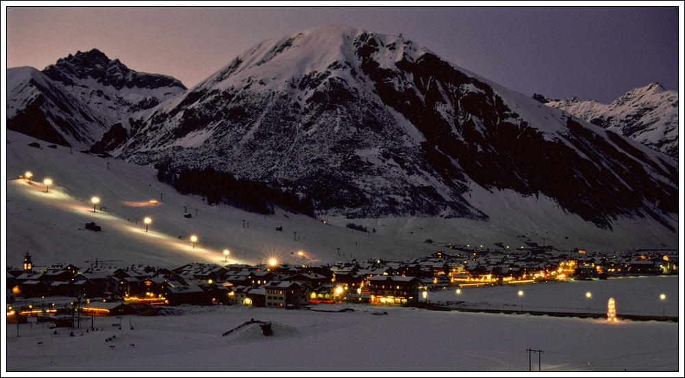 Livigno bei Nacht