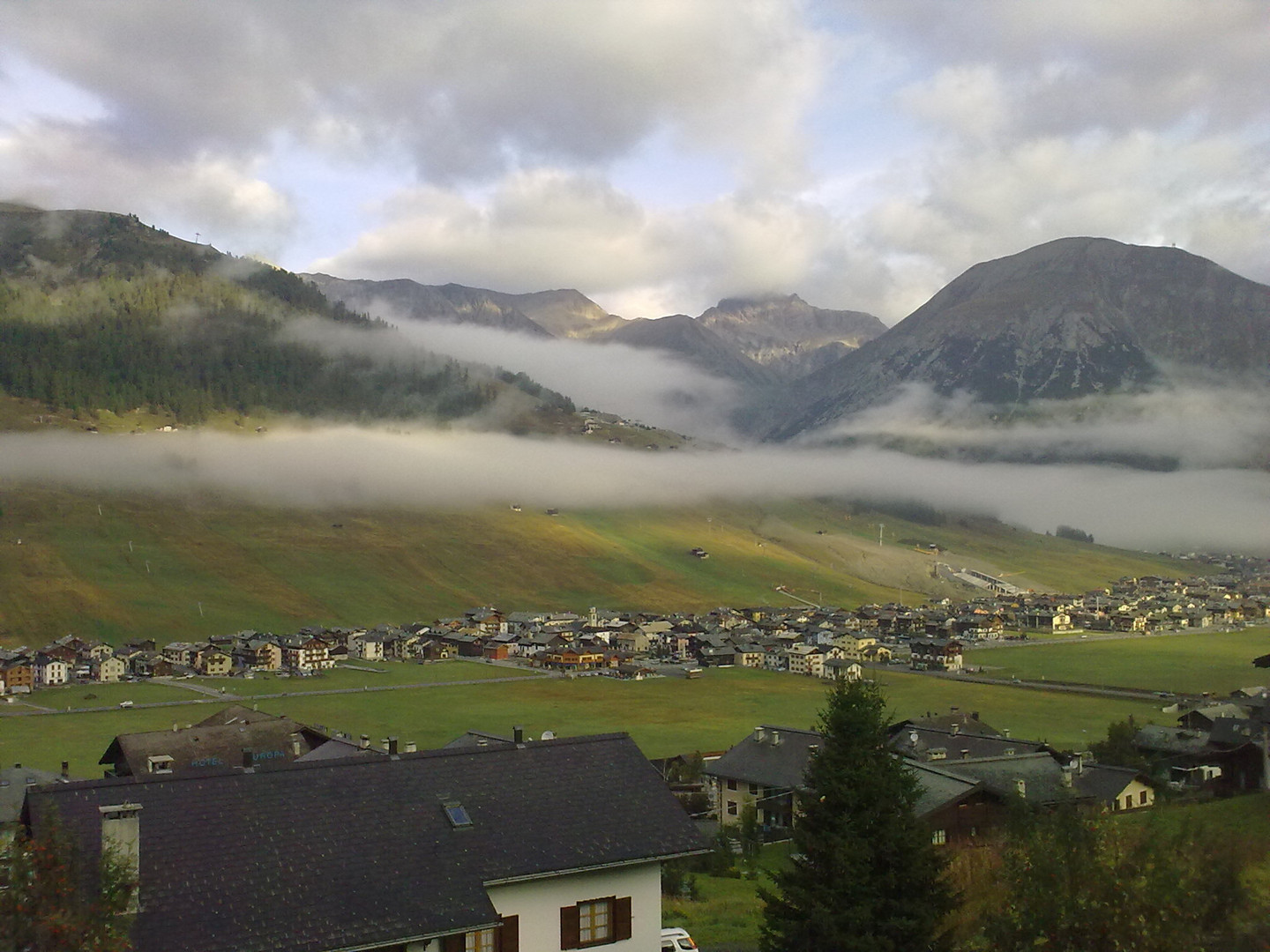 Livigno oltre le nuvole