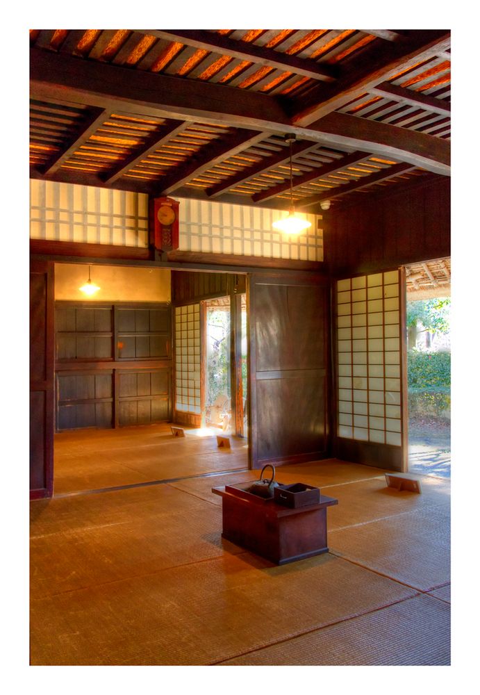 Living room of old house