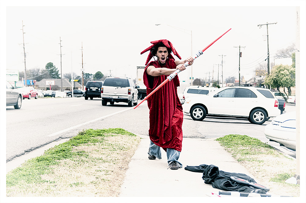 Living Signs: Red Jedi Knight