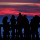 Livornesi di fronte al mare