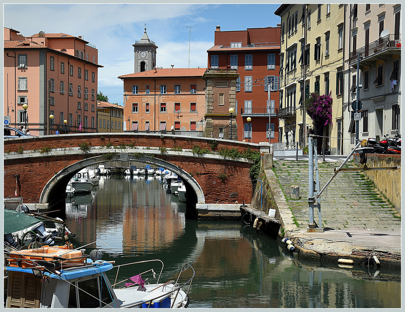 ... Livorno mit seinem Quartiere Venezia - 2 - ...