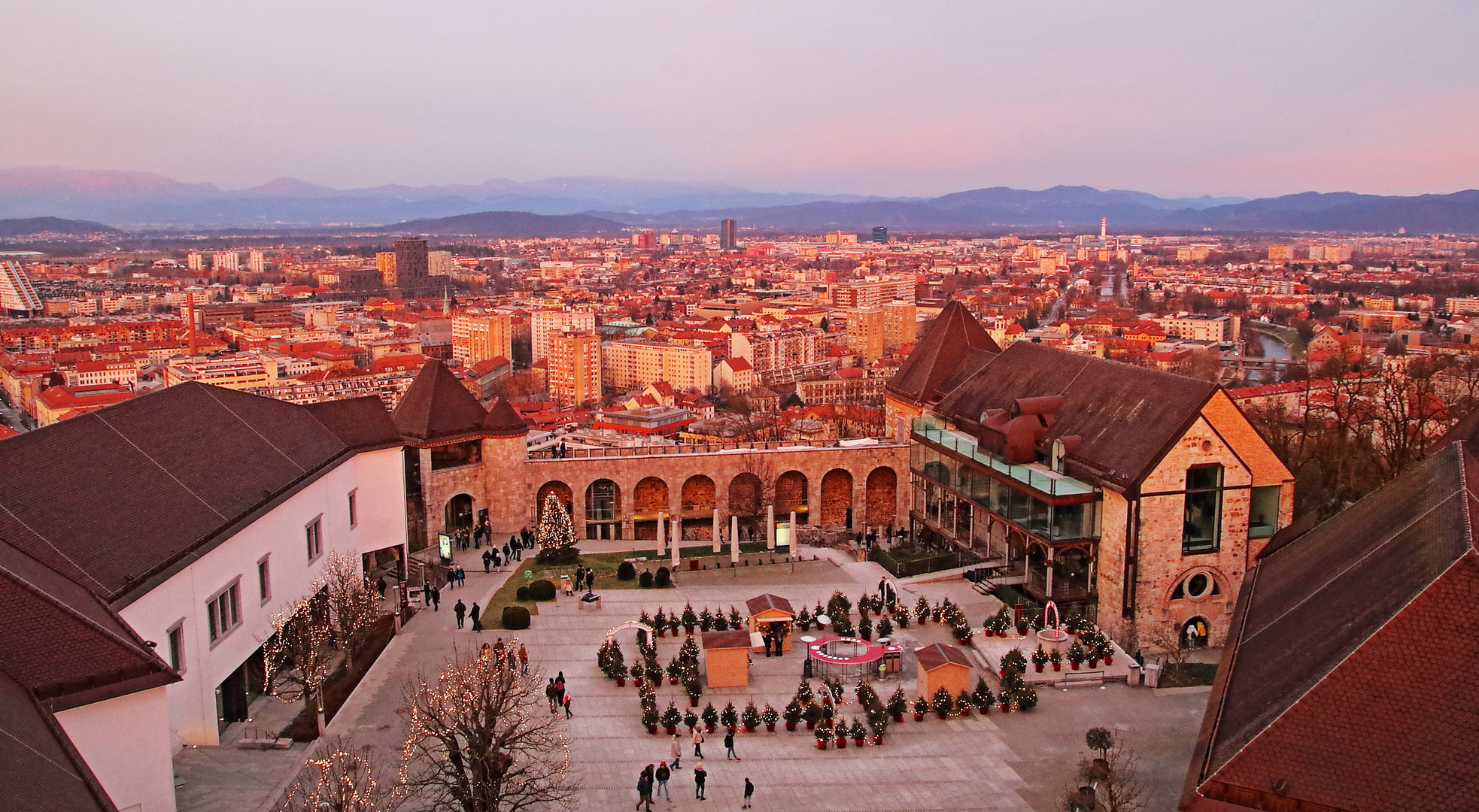 Ljubljana im Advent