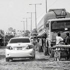 LKW Fahrer Elend in Karachi