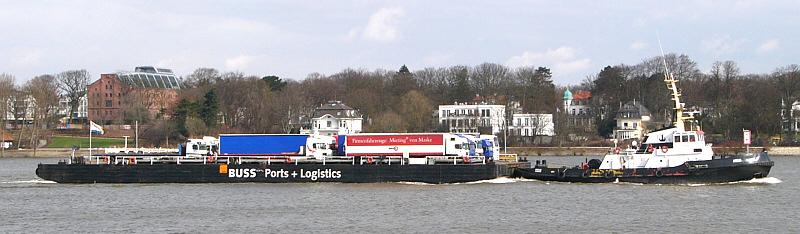 LKW-Transport auf der Elbe?