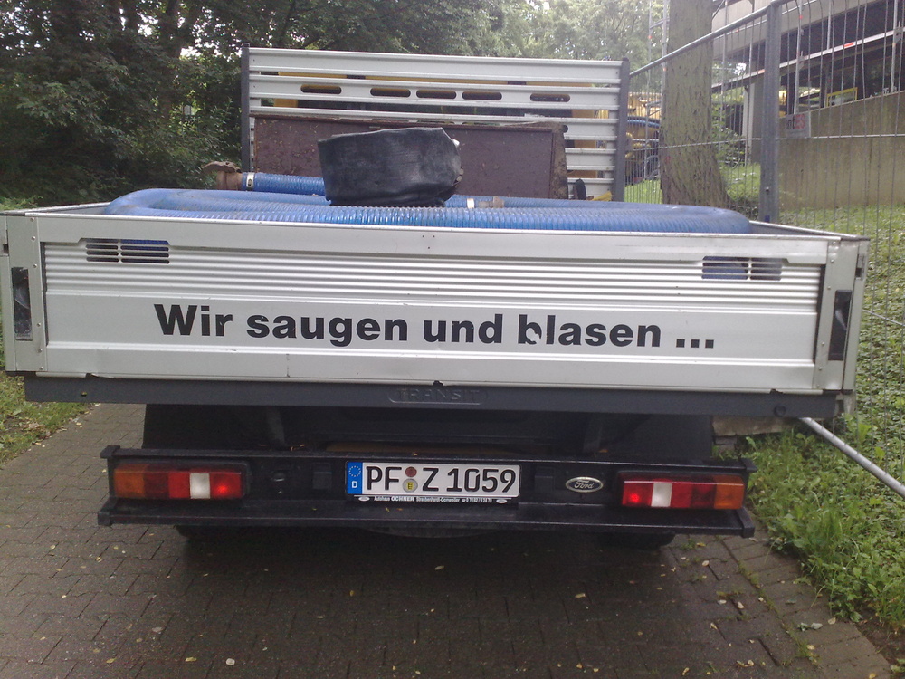 LKW vom Pussy-Club Fellbach?