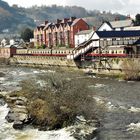 Llangollen Railway Station am River Dee