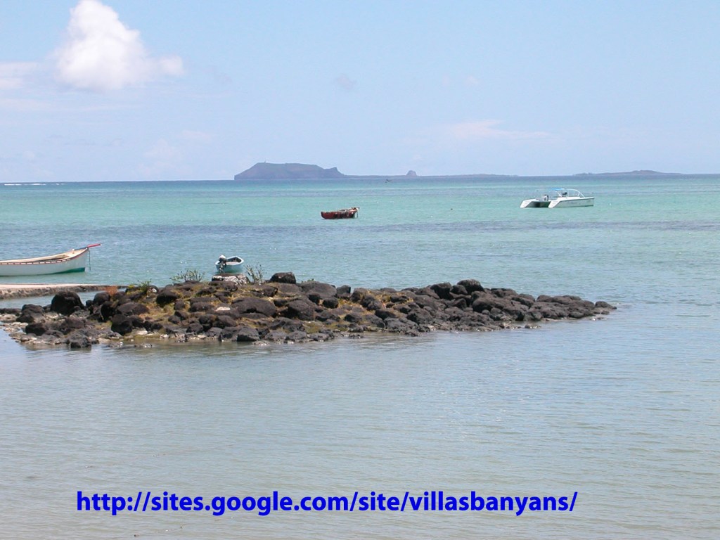 L'Île Plate Vue de Villa Banyan