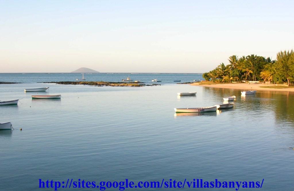 L'île Plate Vue de Villas Banyan