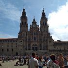 Llegada a La Plaza del Obradoiro.