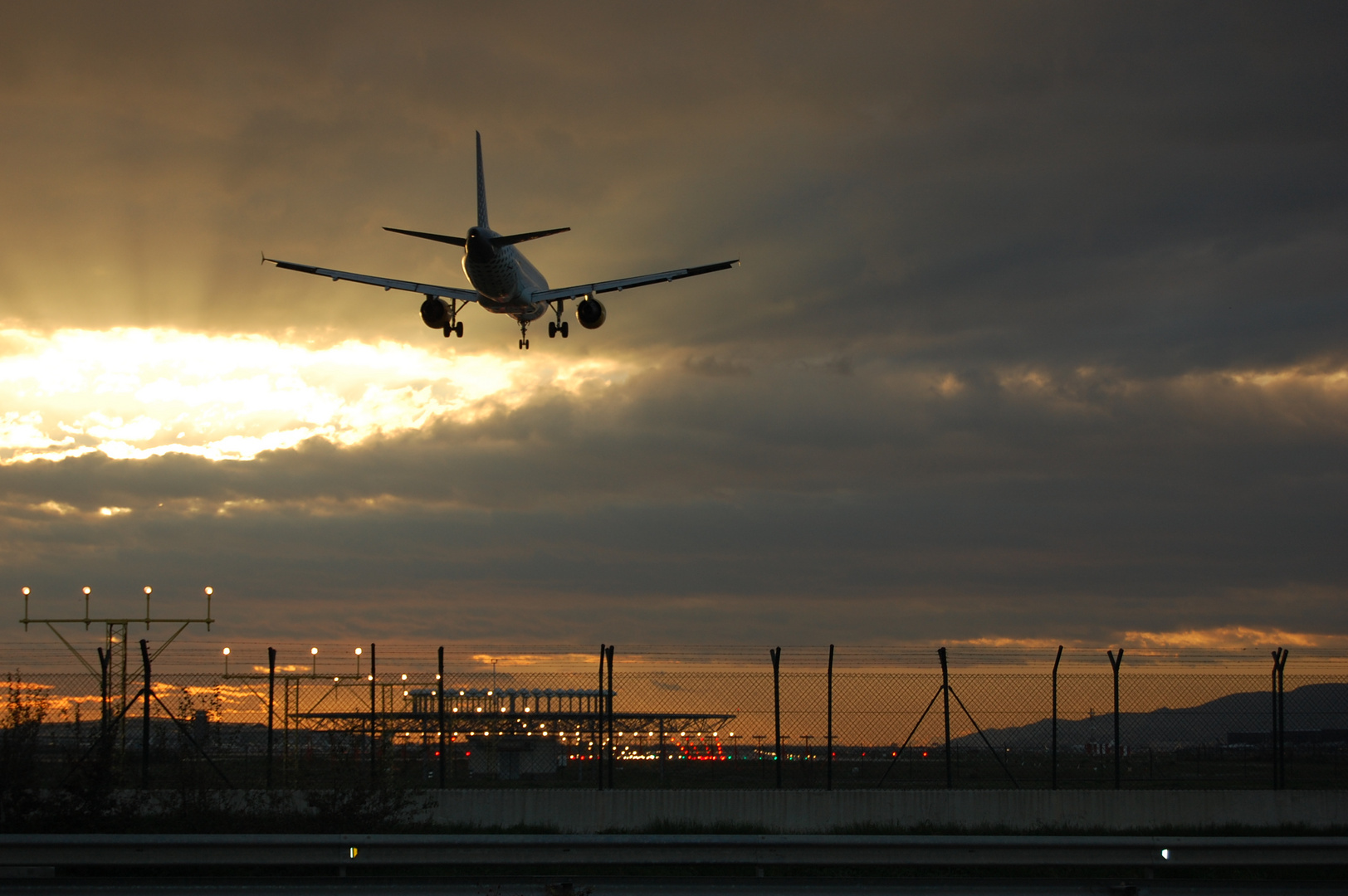 Llegando a casa. ( Aeropuerto del Prat) Barcelona