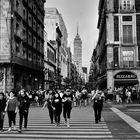 Llegando al Zócalo por la calle Madero, Centro HIstórico CDMX