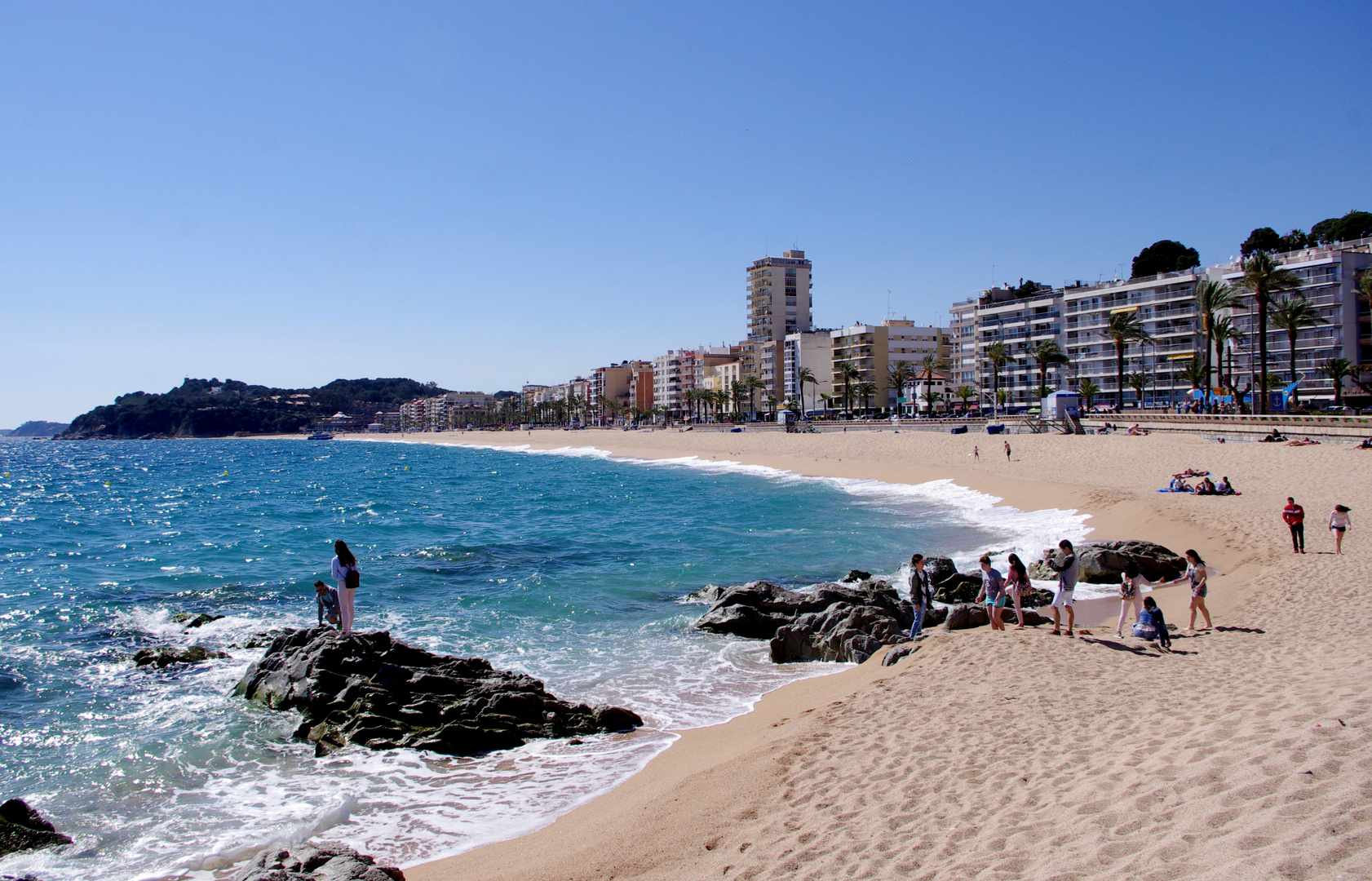 Lloret de Mar, une des plages .....