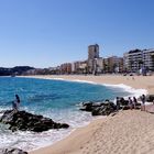 Lloret de Mar, une des plages .....