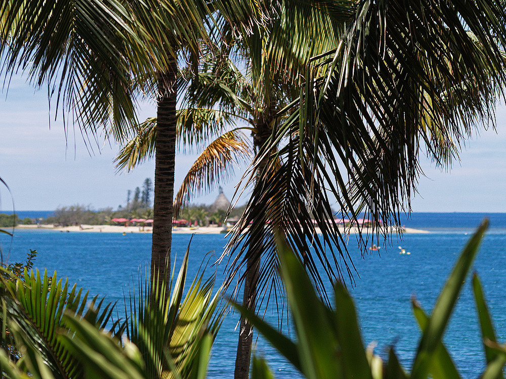 L’Îlot Canards vu du jardin du Surf Hôtel - Nouméa
