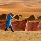 Lluvia en el desierto.