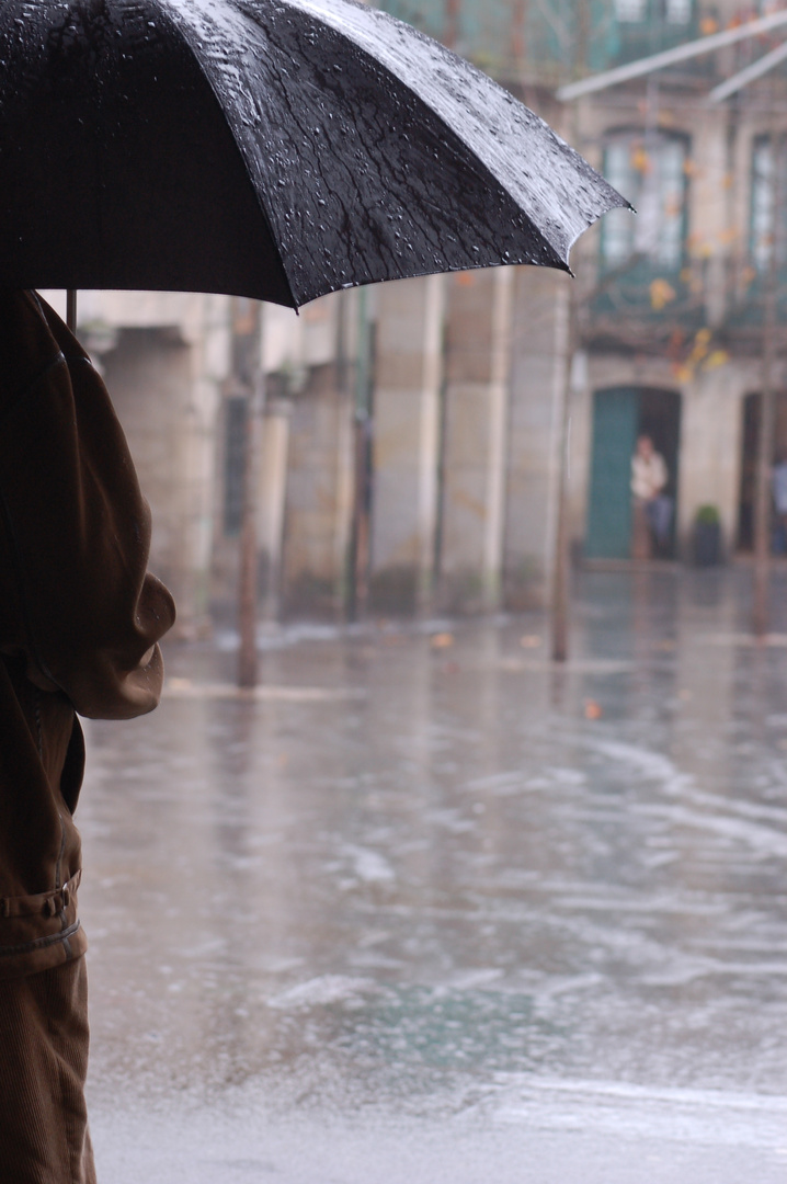 lluvia en pontevedra