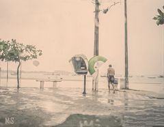 Lluvia en Praia Do Rosa