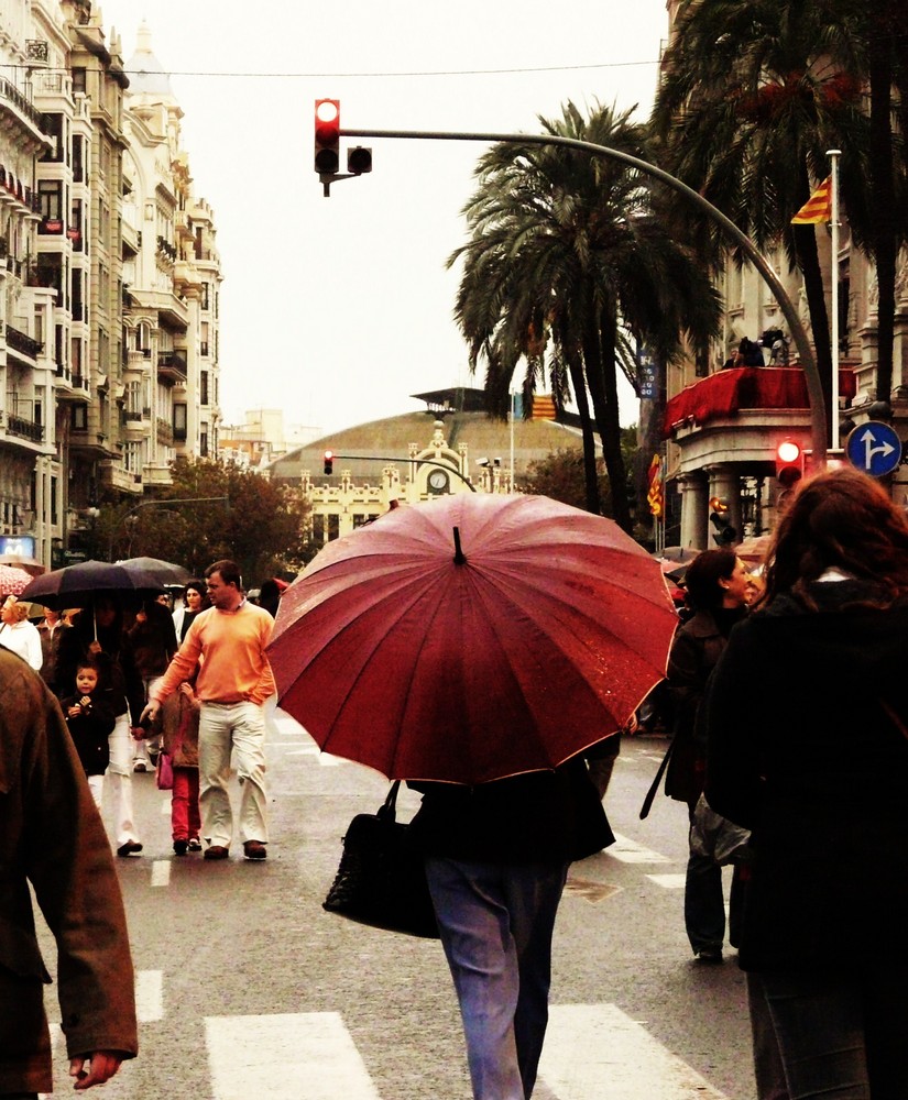 lluvia en valencia