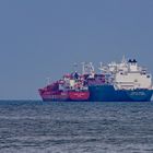 LNG-Schiffe vor Rügen