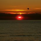 Lønstrup Mai 2012 ;Sonnenuntergang gesehen von Harrerenden