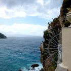 Lo stretto di Messina con i due piloni (Maggio 2013)